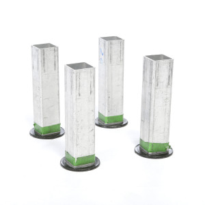 Jeux de 4 pieds pour praticable - 20 cm