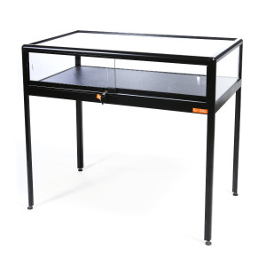 Vitrine table noire 60 cm x 102 cm
