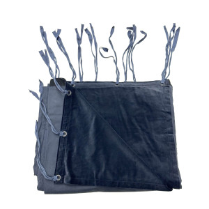 Rideau bleu foncé hauteur 4 m- largeur 2.35 m