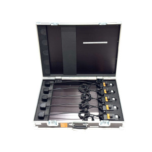 Lot de 5 Expolight LED "ExpoArt" noir 6W 40°