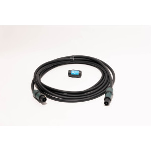 Câble haut-parleur Speakon 10 m 4 pts+bouchon