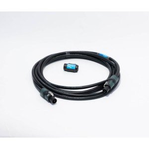 Ensemble Speakon 5 m 4 pts + bouchon