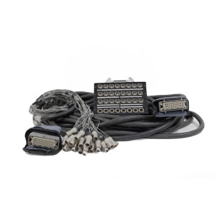 Multipaire XLR 40 m - 24 entrées - 8 sorties