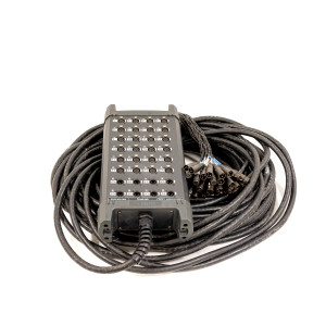 Multipaire XLR 40 m - 24 entrées - 8 sorties
