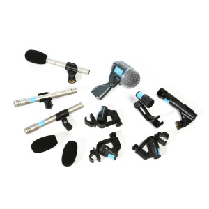 Lot de 9 micros en malette