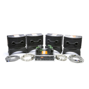 Ensemble de 4 x enceintes Bose 802 avec ampli