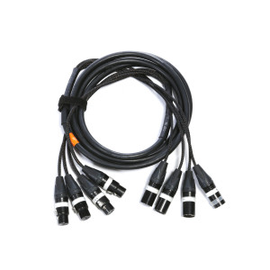 Câble 4 paires  XLR Mâle/Femelle - 3 m